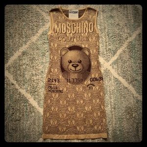 Moschino Couture bear sweater dress